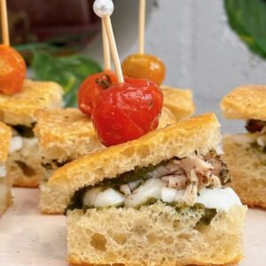 Mini sandwich de pavo